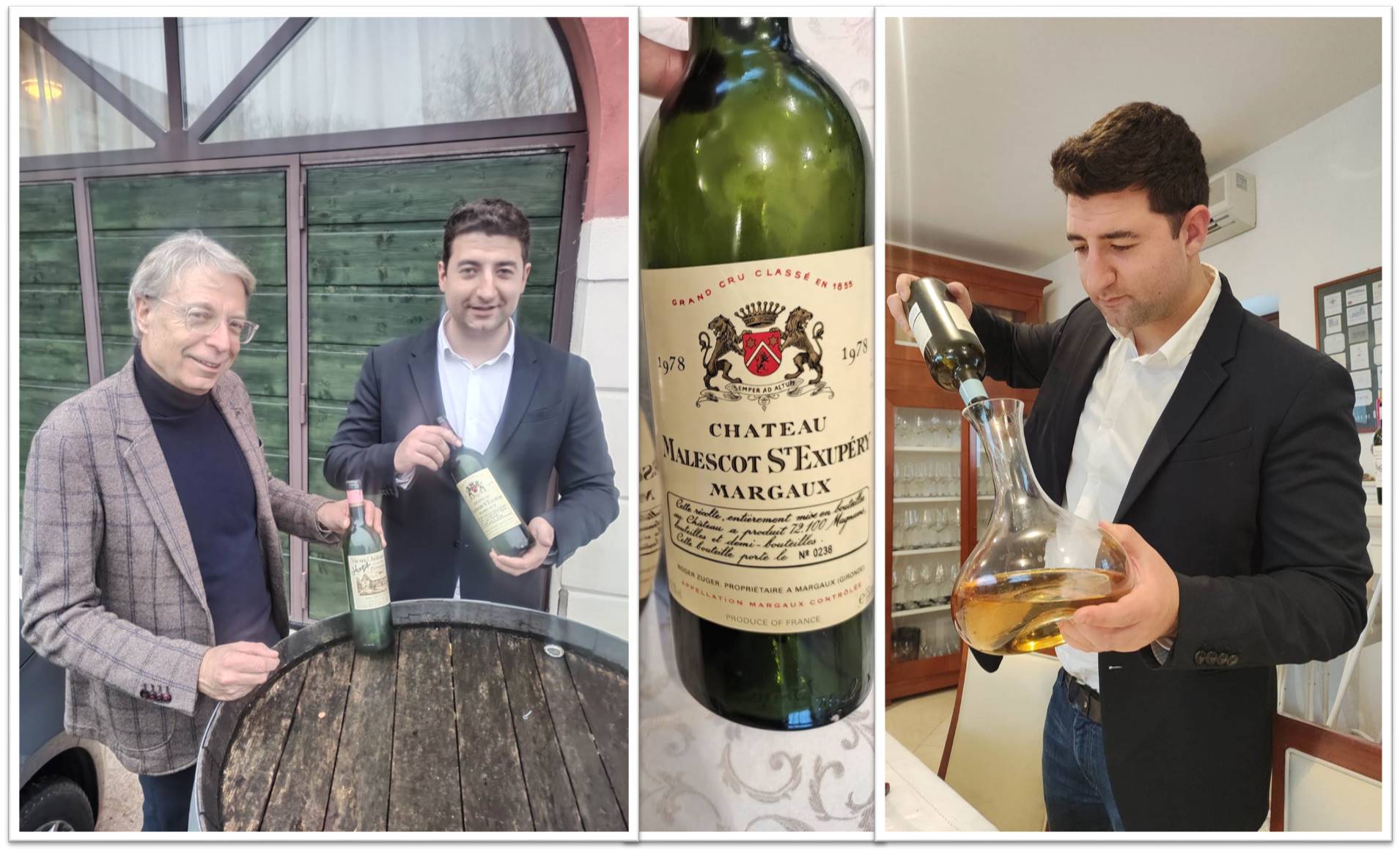 Francesco Bennati, the 26-year-old among the greats at the En Primeur in Bordeaux with Qualità Club Selection