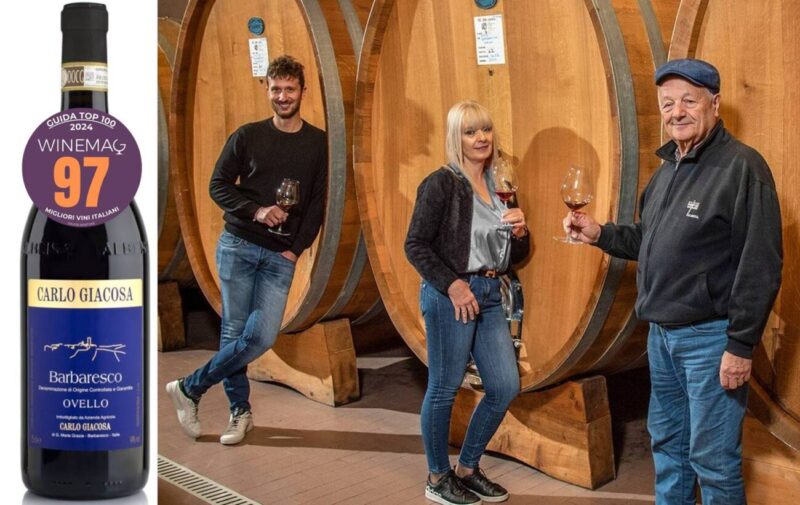 Il Barbaresco Docg Ovello 2020 di Carlo Giacosa è Miglior vino italiano 2024